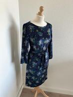 King Louie maat L als nieuwe Zoe velvet dress 2547, Blauw, Maat 42/44 (L), Ophalen of Verzenden, Zo goed als nieuw