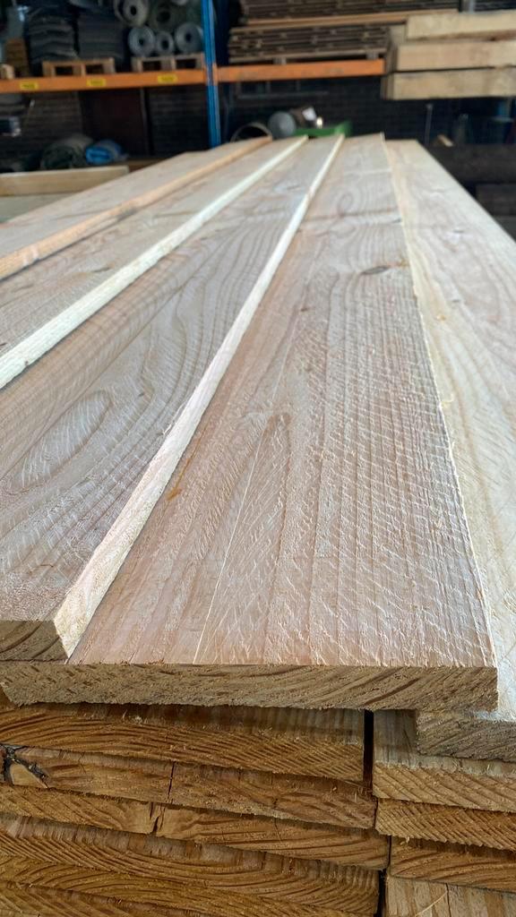 Vloer planken douglas, Tuin en Terras, Palen, Balken en Planken, Zo goed als nieuw, Planken, 250 cm of meer, Ophalen