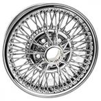 NIEUW chromen spaakwiel Jaguar Bolt-On WWC715 - XW715, 15 inch, Nieuw, Ophalen of Verzenden, Band(en)