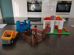 Lego Duplo paardenstal met kar, Ophalen of Verzenden, Zo goed als nieuw, Duplo