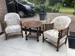 Set van 4 antieke stoeltjes met bijbehorende tafel., Ophalen