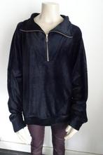 zwart velvet truitje maat 50/52, Ophalen, Zo goed als nieuw, Maat 46/48 (XL) of groter, Zwart