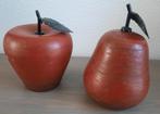 Grote rode keramische appel en peer, Antiek en Kunst, Ophalen of Verzenden