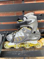 Skeelers merk salamon kleur grijs maat 39 2/3., Sport en Fitness, Skeelers, Ophalen, Gebruikt, Salomon, Inline skates 4 wielen