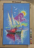 Cado voorbedrukt  groot borduurstramien  zeilboten  800, Ophalen of Verzenden, Nieuw, Handborduren, Onderdeel of Toebehoren