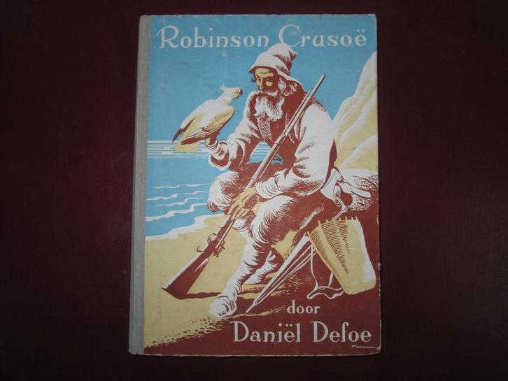 Robinson Crusoë, door Daniël Defoe, ed. De Sleutel, Boeken, Literatuur, Gelezen, Nederland, Ophalen of Verzenden