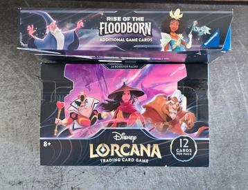 2x Disney Lorcana Rise of the Floodborn Booster Box beschikbaar voor biedingen