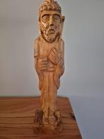 Houtsnijwerk man met boog en pijlen, Ophalen of Verzenden