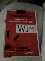 ExamenOverzicht - Samenvatting Examenstof Wiskunde A VWO, VWO, Wiskunde A, Ophalen of Verzenden, ExamenOverzicht