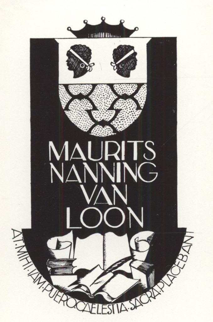 0464 Ex Libris Nederland : Jeanne Bieruma Oosting, 1941, Antiek en Kunst, Kunst | Etsen en Gravures, Verzenden