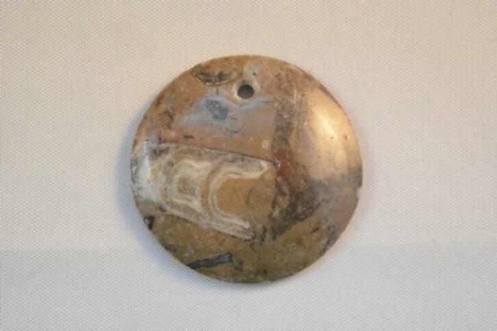 Ammoniet Fossiel hanger (nr. 16), Verzamelen, Mineralen en Fossielen, Fossiel, Ophalen of Verzenden