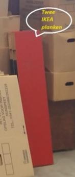 2 Rode IKEA LACK planken 110x26, Ophalen, Zo goed als nieuw