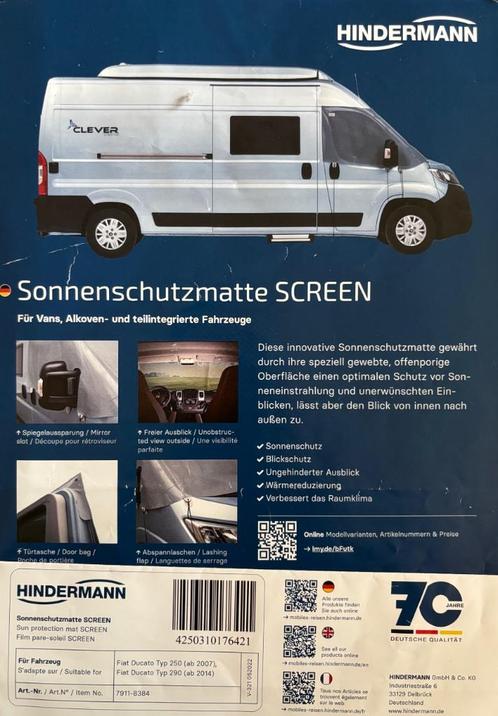Hindermann Zonnescherm Fiat Ducato, Caravans en Kamperen, Camper-accessoires, Nieuw, Ophalen