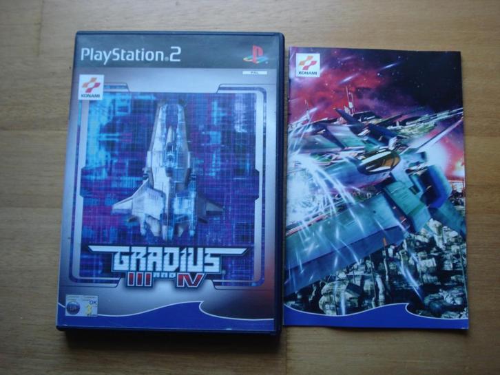 Gradius III & IV ps2, Spelcomputers en Games, Games | Sony PlayStation 2, Zo goed als nieuw, Racen en Vliegen, 1 speler, Vanaf 3 jaar