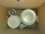 Gratis af te halen: Servies en bestek, Huis en Inrichting, Keuken | Servies, Gebruikt, Ophalen of Verzenden, Glas, Bord(en)
