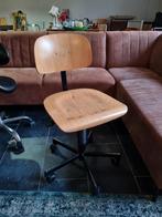 Vintage bureaustoel, Huis en Inrichting, Ophalen, Gebruikt, Zwart
