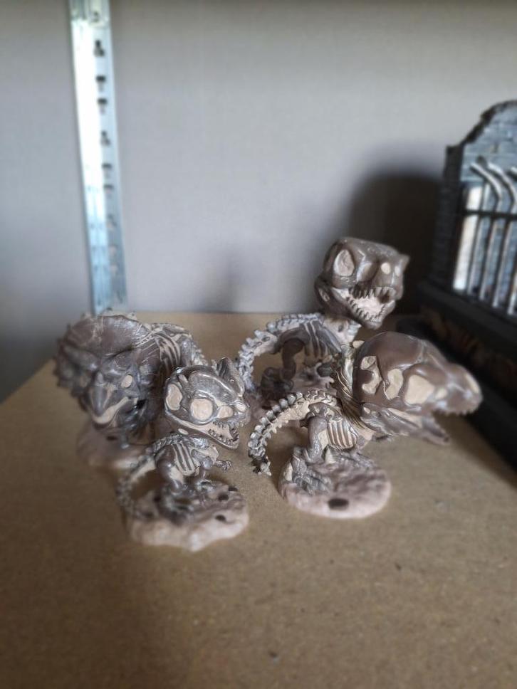 4 x Funk pop jurassic fossils, Verzamelen, Overige Verzamelen, Nieuw, Ophalen of Verzenden