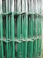 Gaas Eurofence 150 cm hoog maas 5x10 groen DRAADDIKTE 2,5MM, Ophalen, Nieuw, 20 meter of meer, Gaas