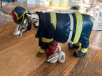Brandweer Koe Beeld, Tuin en Terras, Ophalen of Verzenden, Gebruikt, Kunststof, Dierenbeeld