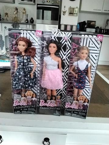 Barbie Fashionista's - Set van 3! beschikbaar voor biedingen