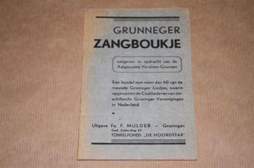Grunneger Zangboukje - Circa 1950 beschikbaar voor biedingen