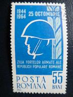Postzegels Roemenië 1964 dag v/h leger, soldaat - cw € 0,50., Ophalen of Verzenden, Overige landen, Gestempeld