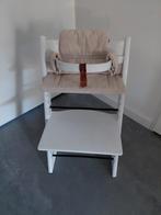 Stokke Tripp Trapp kinderstoel met zitverkleiner, Ophalen, Gebruikt, Meegroeistoel, Stoelverkleiner