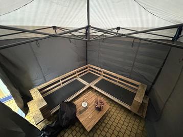 Partytent 3x3m huren incl. zijwanden - Optioneel extra's! beschikbaar voor biedingen