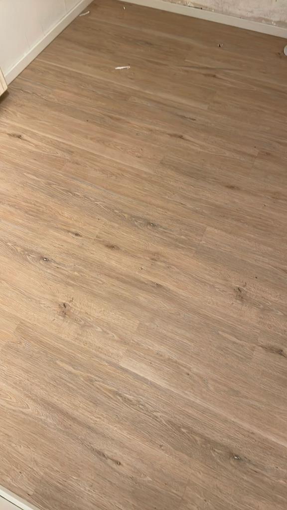 PVC-clickvloer ~12m2, Doe-het-zelf en Verbouw, Vloerdelen en Plavuizen, Gebruikt, Laminaat, Kunststof, 50 tot 150 cm, 10 tot 30 cm