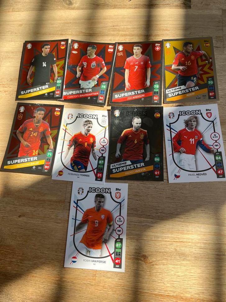 Lidl Voetbalkaartjes Specials - Diverse Spelers, Verzamelen, Sportartikelen en Voetbal, Zo goed als nieuw, Spelerskaart, Overige sporten