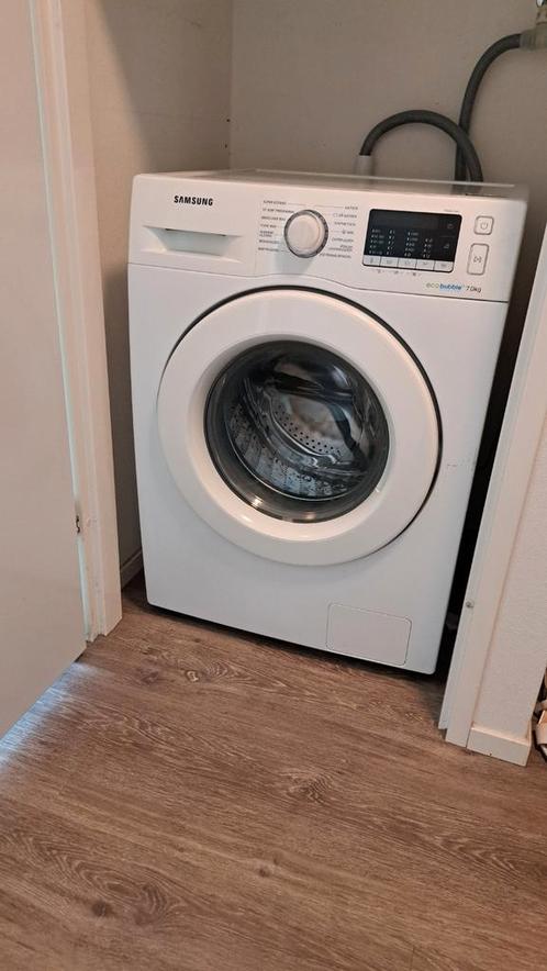 Samsung WW70J5585MW/EN EcoBubble Wasmachine – 7 kg - €200, Witgoed en Apparatuur, Wasmachines, Zo goed als nieuw, 6 tot 8 kg, 85 tot 90 cm