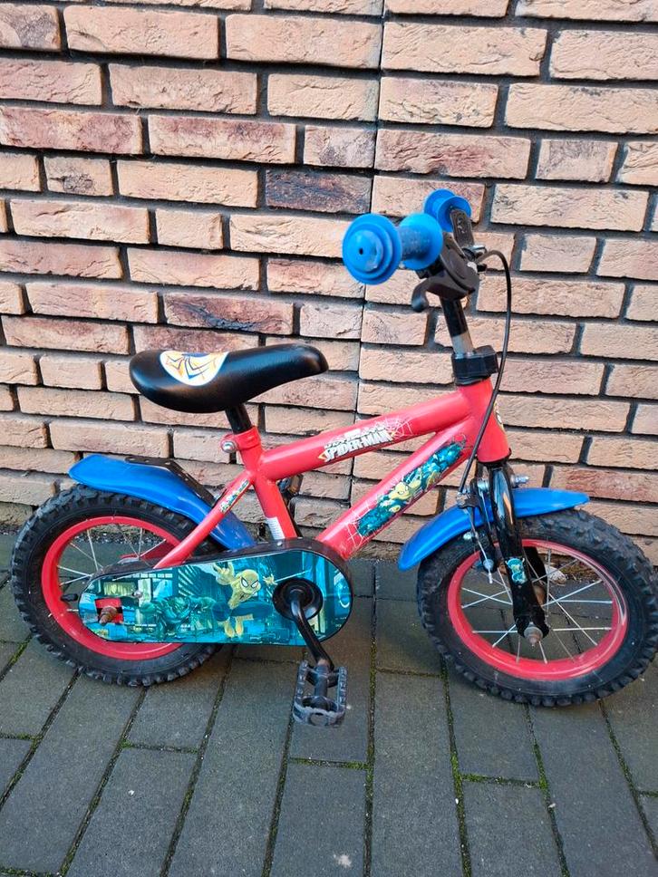 Spiderman kinderfietsje - Rood, Fietsen en Brommers, Fietsen | Kinderfietsjes, Gebruikt, Ophalen of Verzenden