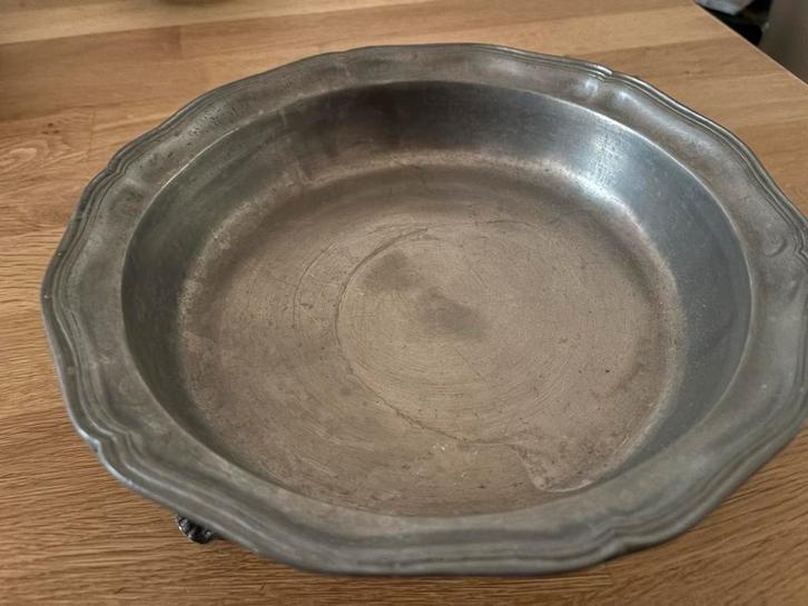 Antieke Tinnen Fruitschaal, Antiek en Kunst, Antiek | Tin, Ophalen