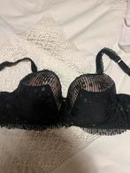 Zwarte BH met kant - Maat 85E, Ophalen of Verzenden, Zwart, BH