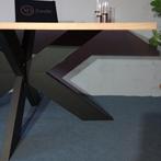 Tafel zelf samenstellen bij VD Zwolle Eiken industrieel, Ophalen of Verzenden, Nieuw, Industrieel