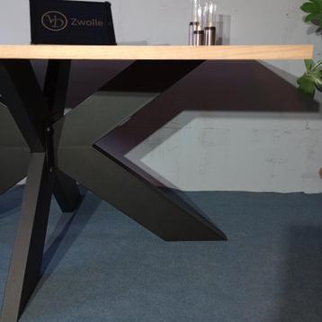 Tafel zelf samenstellen bij VD Zwolle Eiken industrieel beschikbaar voor biedingen
