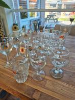 Diverse Bierglazen Verzameling €2 per stuk €15 alles., Ophalen of Verzenden, Zo goed als nieuw, Bierglas