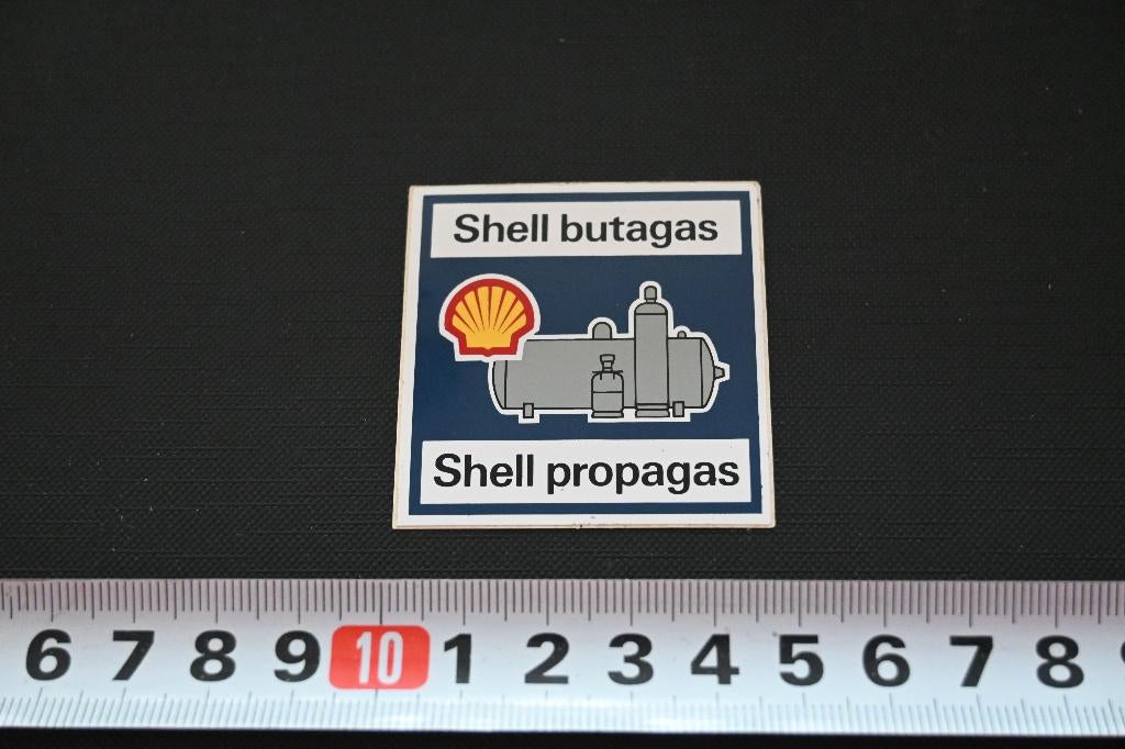 sticker shell butagas / shell propagas, Verzamelen, Stickers, Ophalen, Zo goed als nieuw