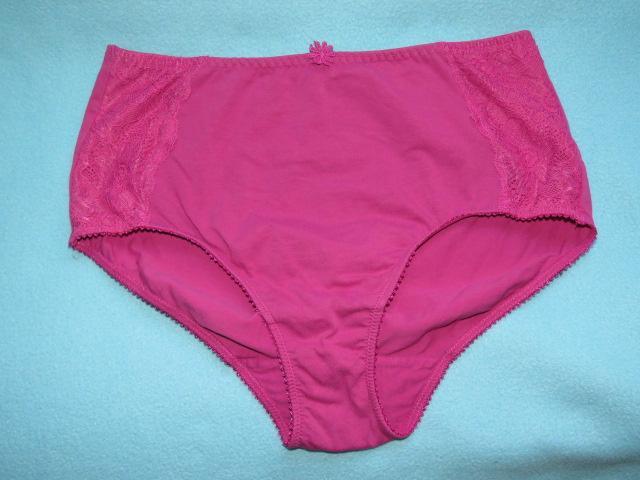 Slip fuchsia katoen met kant en bloemetje maat L, Kleding | Dames, Ondergoed en Lingerie, Slip, Roze, Ophalen of Verzenden