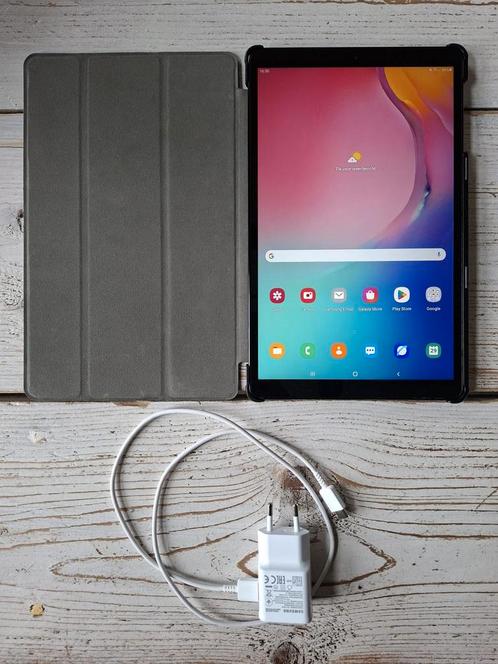 Samsung Galaxy Tab A - Inclusief zwart hoesje en oplader -, Computers en Software, Android Tablets, Zo goed als nieuw, Wi-Fi en Mobiel internet