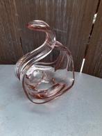 Mooie rose glas schaal, Antiek en Kunst, Kunst | Designobjecten, Ophalen of Verzenden