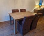 Eettafel, Huis en Inrichting, Tafels | Eettafels, Ophalen, 50 tot 100 cm, Zo goed als nieuw, Vijf personen of meer