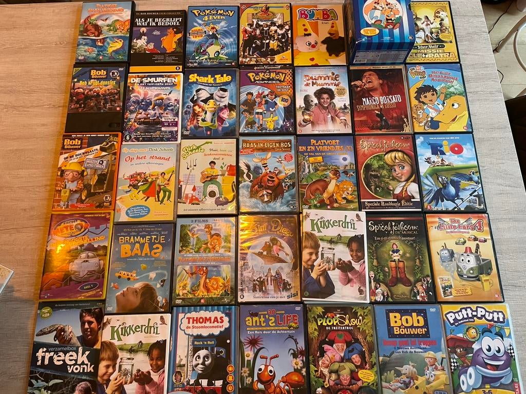 Dvds voor kinderen, 35 stuks, Cd's en Dvd's, VHS | Kinderen en Jeugd, Alle leeftijden, Ophalen of Verzenden, Zo goed als nieuw