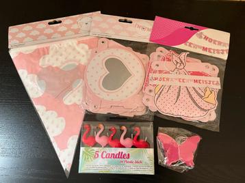 Geboorte Versiering Meisje - Complete Set! beschikbaar voor biedingen