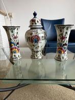 Delfts Blauw Vaas Set, Ophalen of Verzenden