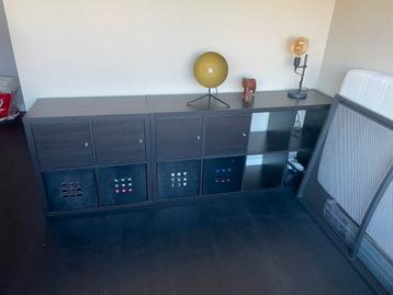 Kallax Ikea zwart beschikbaar voor biedingen