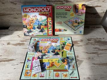 Monopoly junior vierkante doos hasbro [s63] beschikbaar voor biedingen