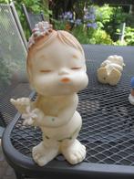 Vintage Laflex France squeeze rubber poppetjes '60, Ophalen of Verzenden, Gebruikt