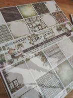 49 and Market Cottagecore Scrapbook Papier + Lasercuts, Hobby en Vrije tijd, Scrapbooking, Ophalen of Verzenden, Papier of Karton