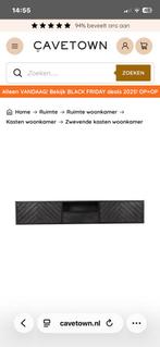 Zwevend TV Meubel New York 200cm - Visgraat Design, Ophalen, Overige materialen, 150 tot 200 cm, Nieuw